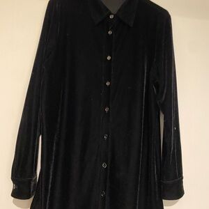 Soft Surroundings Black Blouse